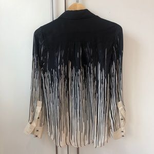 Zimmermann 100% silk button down shirt